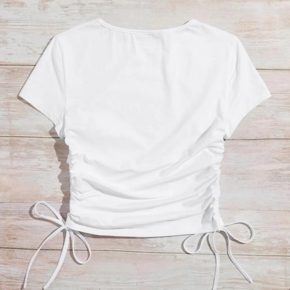 Drawstring Side Solid Tee Bundle - Picture 7 of 7